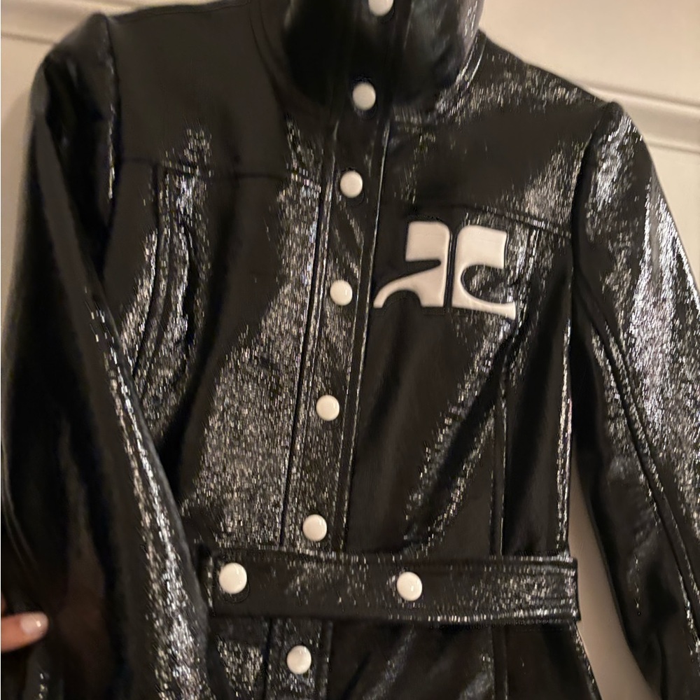 Courreges Reedition Vinyl Trench *new* Size 34 Trade 36? - Picture 7 of 16